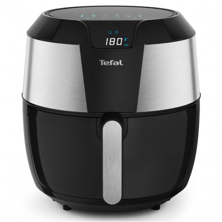 Tefal Easy Fry EY701 Single 5.6 L Stand-alone 1700 W Hot air fryer Black, Stainless steel
