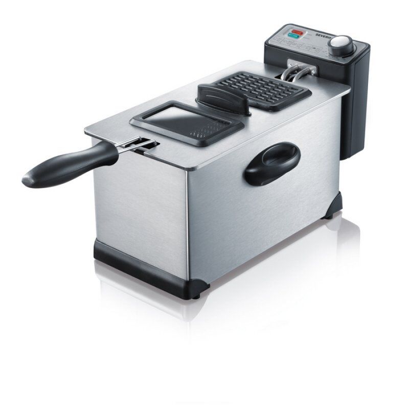 Severin FR 2431 Single 3 L Stand-alone 2000 W Deep fryer Stainless steel