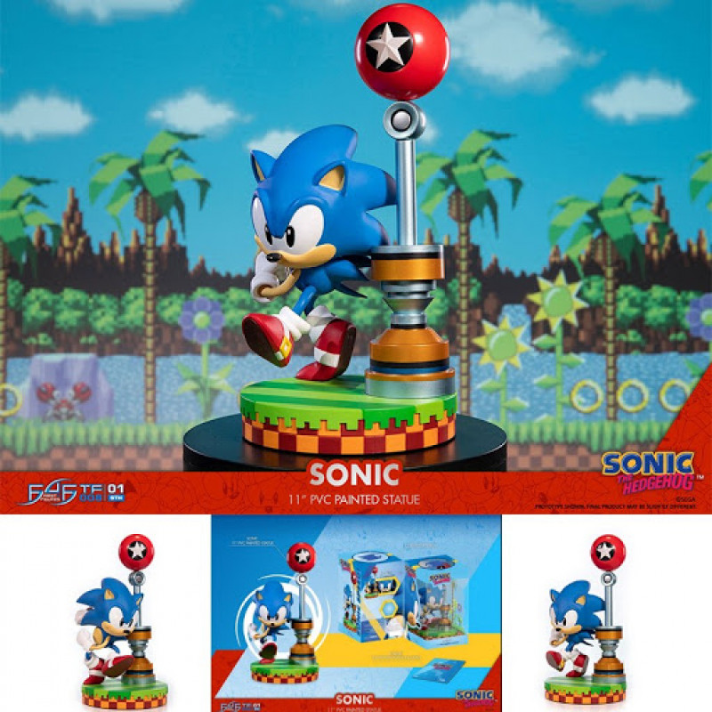 SONIC FIGURINE DIORAMA COLLECTOR 30CM