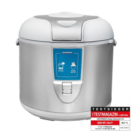 Gastroback Design Pro rice cooker 5 L 700 W Silver, White