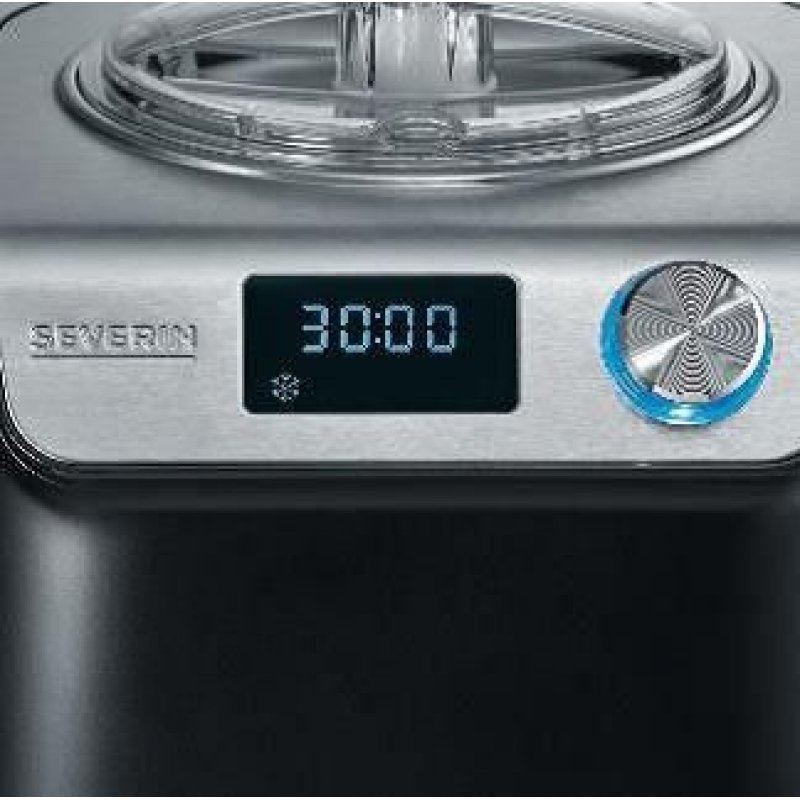 Severin EZ 7407 ice cream maker 1.2 L 135 W Black, Stainless steel
