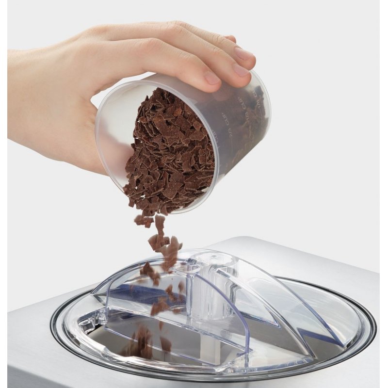 Severin EZ 7407 ice cream maker 1.2 L 135 W Black, Stainless steel