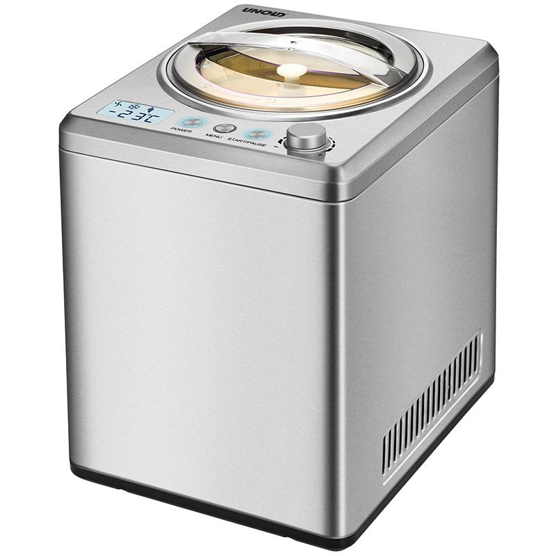 Unold Pro Plus Compresseur pour sorbetière 2,5 L 250 W Acier inoxydable