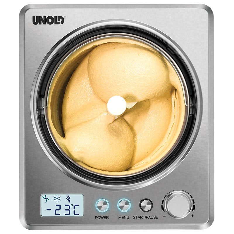 Unold Pro Plus Compresseur pour sorbetière 2,5 L 250 W Acier inoxydable