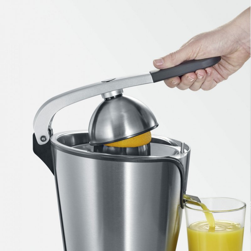 Severin SEV CP 3544 ZITRUSPRESSE citrus press Stainless steel Black, Stainless steel