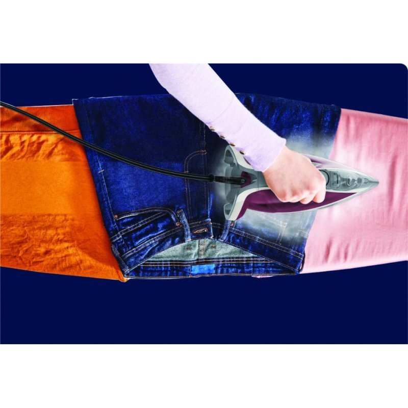 Tefal Smart Protect Plus FV6870 Dry & Steam iron Durilium AirGlide soleplate 2800 W Red