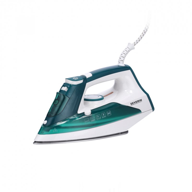 Severin BA 3261 Steam iron Ceramic soleplate 2400 W White, Green