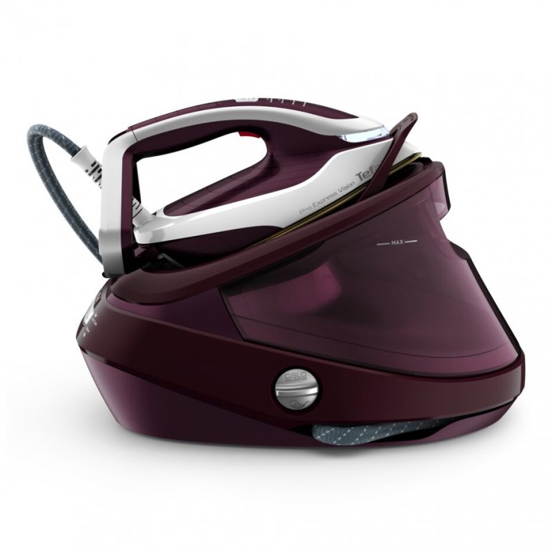 Tefal Pro Express Vision GV9810E0 Centrale vapeur 3000 W 1,1 L Durilium AirGlide Autoclean soleplate Rouge, Blanc