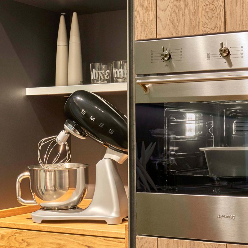 Smeg SMF02BLEU mixeur Robot mixer 800 W Noir, Argent