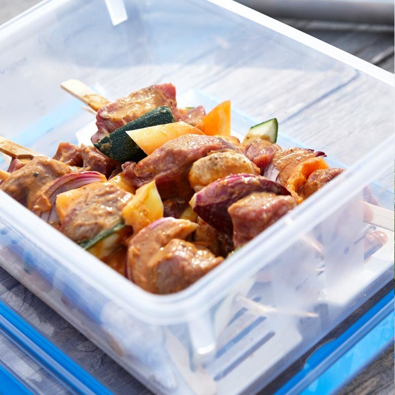 EMSA CLIP & CLOSE Rectangular Box 3.7 L Blue, Transparent 1 pc(s)