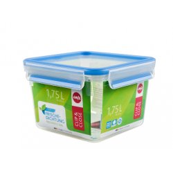 EMSA Clip & Close Rectangulaire Boîte 1,75 L Bleu, Transparent 1 pièce(s)