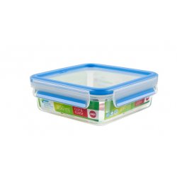 EMSA Clip & Close Rectangulaire Boîte 0,85 L Bleu, Transparent 1 pièce(s)