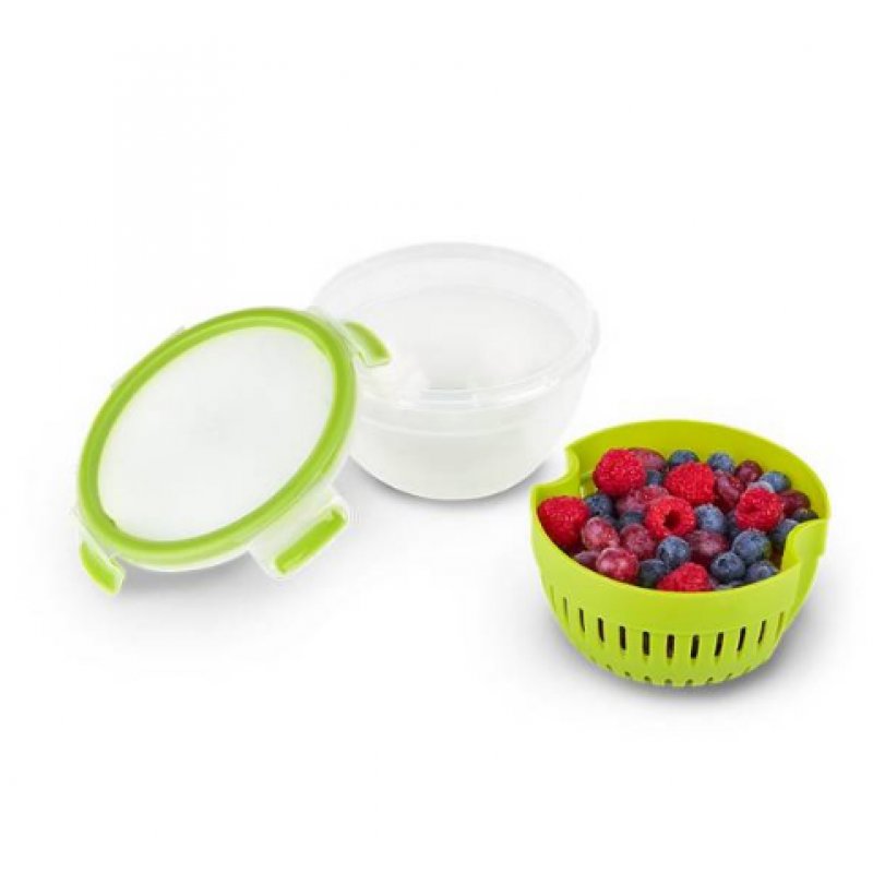 EMSA Clip & Go Fruit Bowl Rond Boîte 1,1 L Transparent 1 pièce(s)