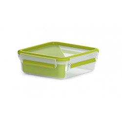 EMSA 518104 gamelle Boîte de rangement alimentaire 0,85 L Polypropylène (PP), Élastomère thermoplastique (TPE) Vert,