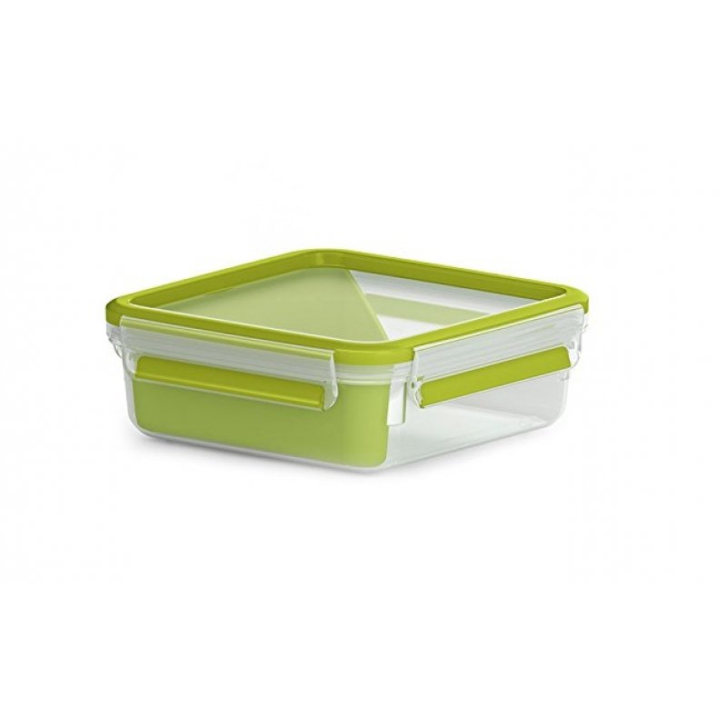 EMSA 518104 gamelle Boîte de rangement alimentaire 0,85 L Polypropylène (PP), Élastomère thermoplastique (TPE) Vert,