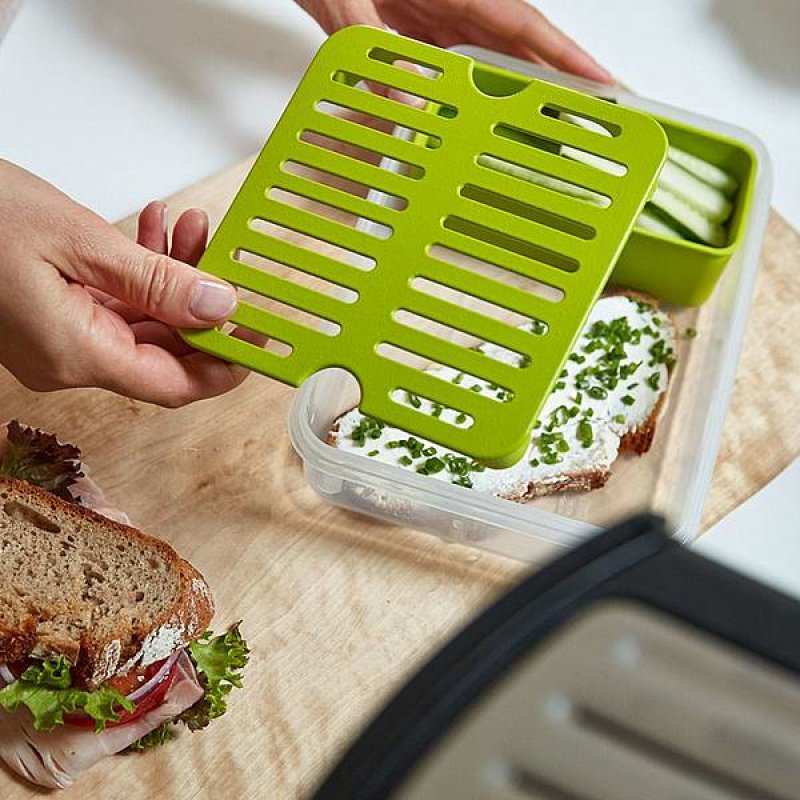 Emsa Clip & Go Brunchbox 1,2 L        gn