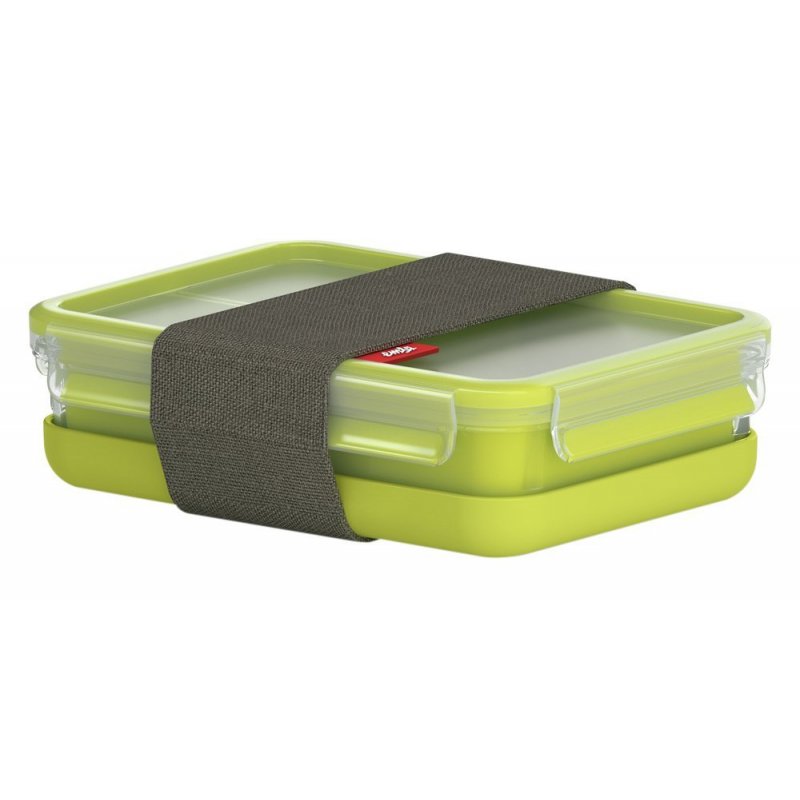 EMSA 518098 lunch box Lunch container 1.2 L Polypropylene (PP), Thermoplastic elastomer (TPE) Green, Transparent 1 pc(s)