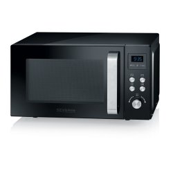 Severin MW 7752 Countertop Combination microwave 25 L 900 W Black, Stainless steel