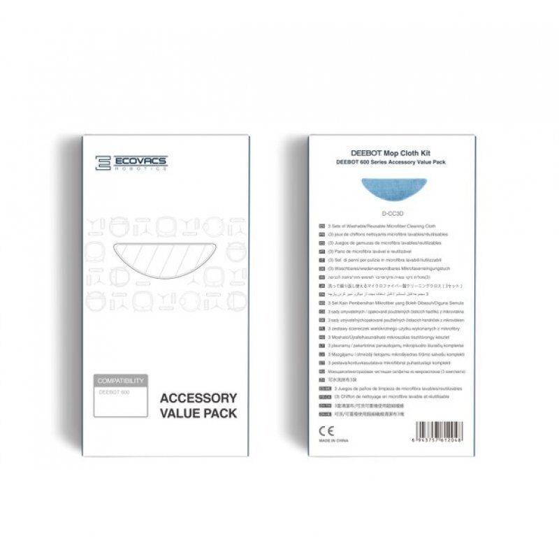 Ecovacs D-CC3D Accessoire et fourniture pour aspirateur Aspirateur robot Housse pour balai à franges