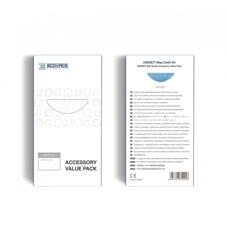 Ecovacs D-CC3D vacuum accessory/supply Robot vacuum Mop pad