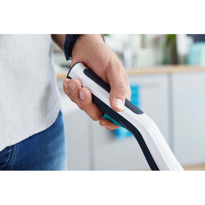 Leifheit CleanTenso Steam mop 0,55 L 1200 W Turquoise, Blanc
