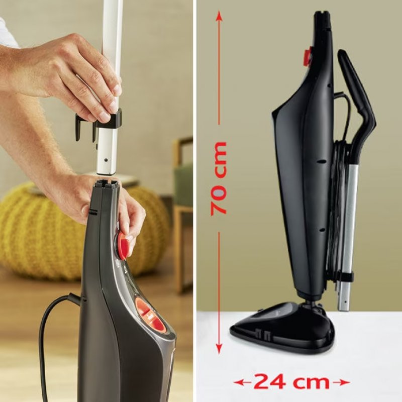 Vileda Steam Plus Portable steam cleaner 0.4 L 1550 W Black