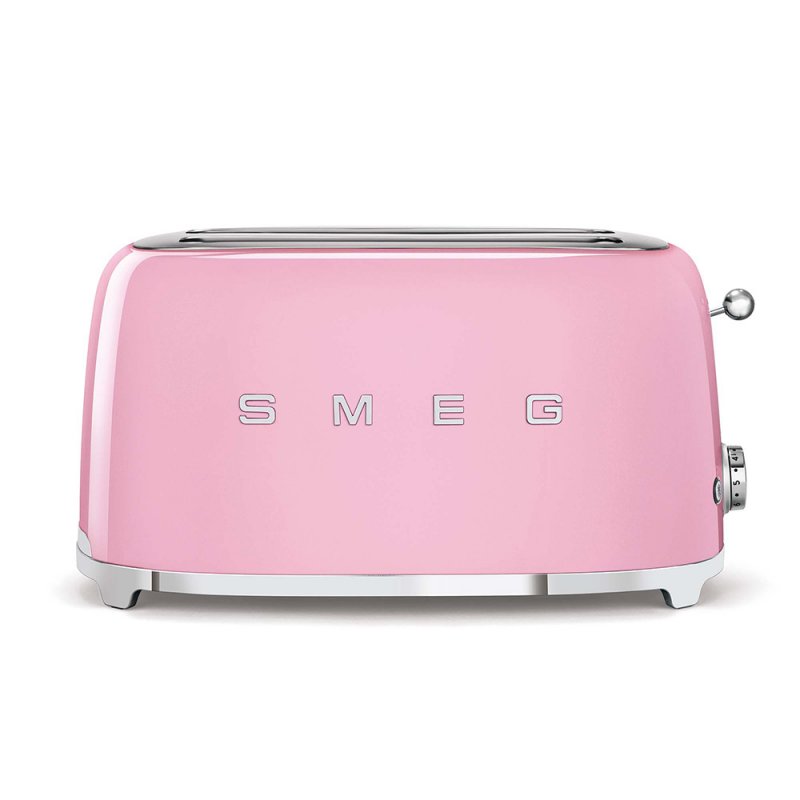 Smeg Four Slice Toaster Pink TSF02PKEU