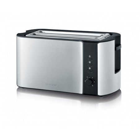 Severin AT 2590 grille-pain 2 part(s) 1400 W Noir, Argent