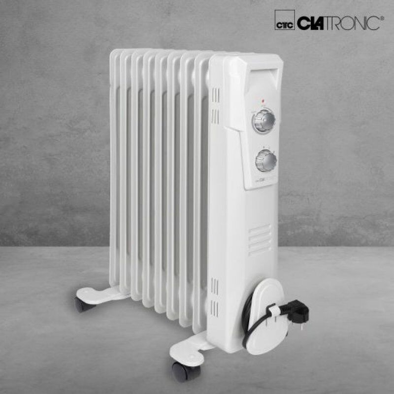Clatronic RA 3736 Indoor White 2000 W Oil electric space heater