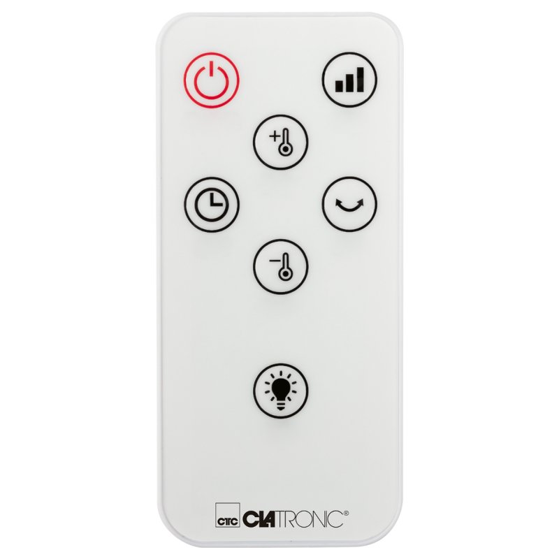 Clatronic HL 3763 Intérieure Noir, Blanc 2000 W Chauffage de ventilateur électrique