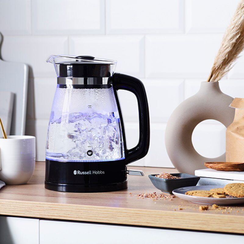 Russell Hobbs 26080-70 electric kettle 1.7 L 2400 W Black, Transparent