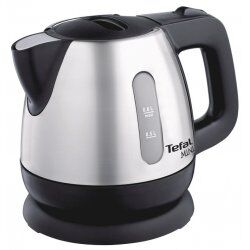 Tefal Mini BI8125 electric kettle 0.8 L 2200 W Black, Stainless steel