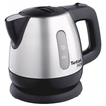 Tefal Mini BI8125 electric kettle 0.8 L 2200 W Black, Stainless steel
