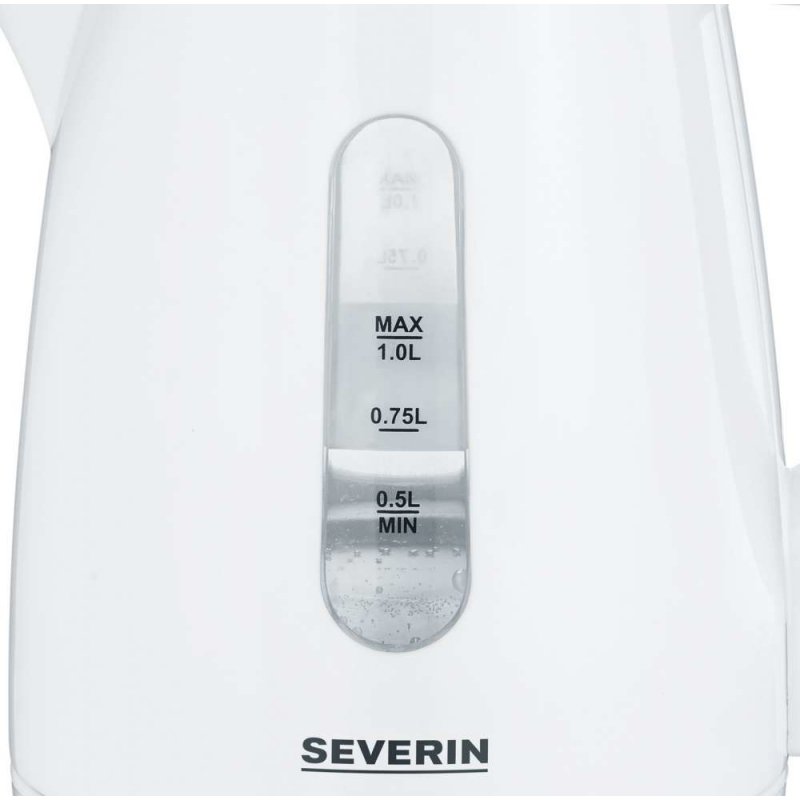 Severin WK 3411 electric kettle 1 L 2200 W White