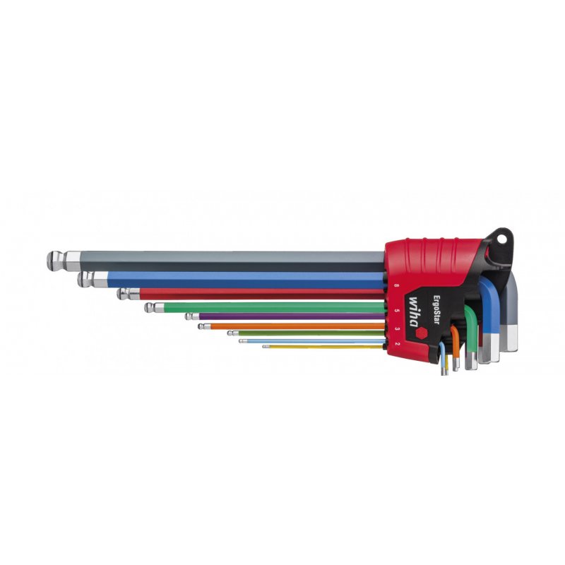 Wiha 41979 hex key L-shaped hex key set Metric 9 pc(s)