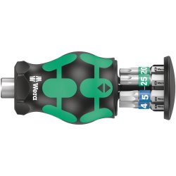 Wera Kraftform Kompakt Stubby Magazin 3 Multi-bit screwdriver Straight screwdriver