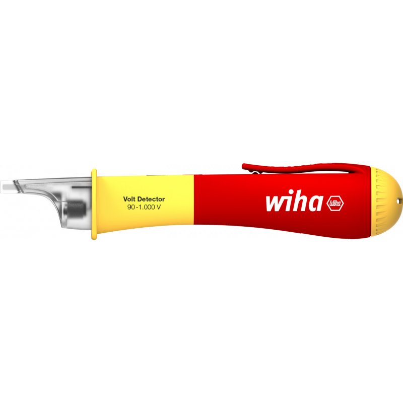Wiha 43798 détecteur de tension de ligne 90 - 1000 V Rouge, Jaune