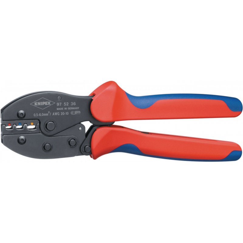 Knipex PreciForce Pince à sertir Noir, Bleu, Rouge