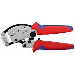 Knipex Twistor16 Crimping tool Black, Blue, Red, Silver