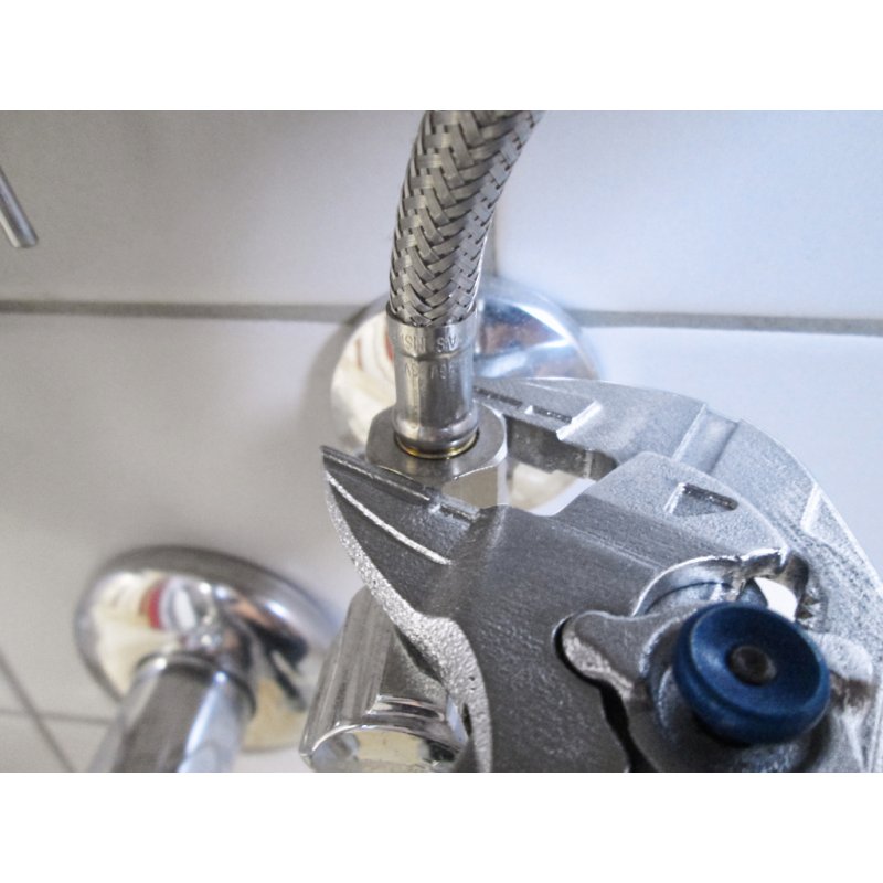 Gedo Bl Zangenschlüssel-Set 7" L.185mm | inkl. Schonbacken 3112438