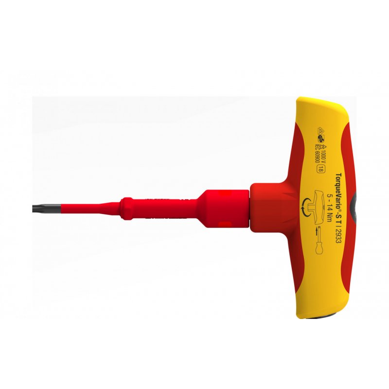 Wiha Torque screwdriver with T-handle TorqueVario-S T electric