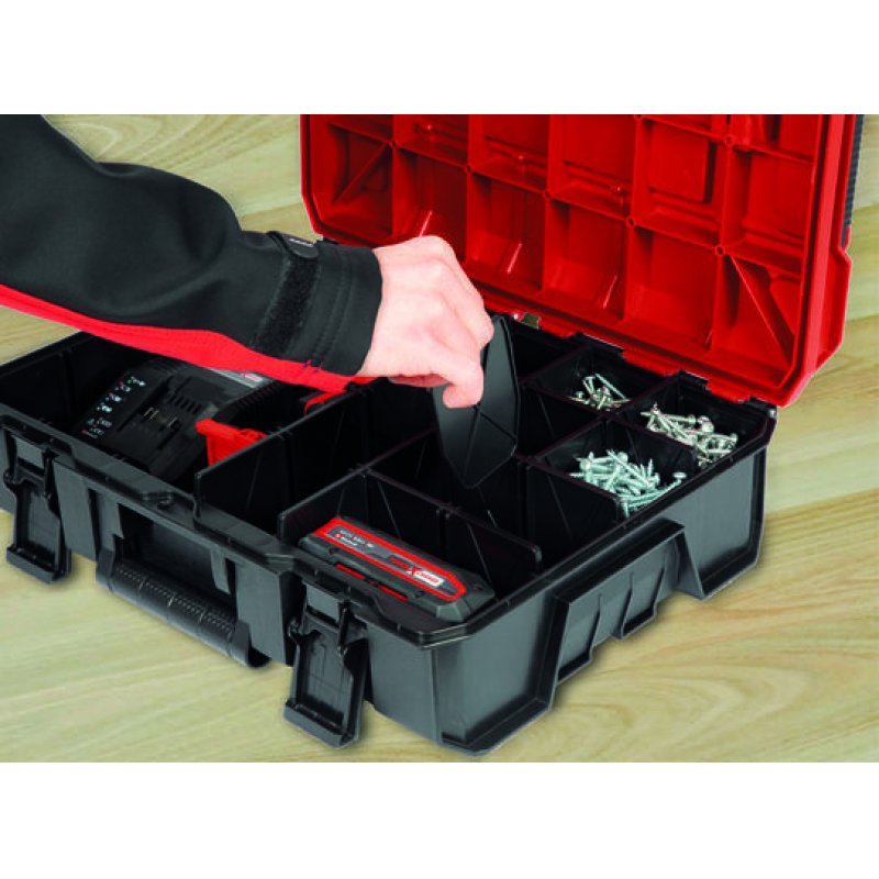 Einhell E-Case S-F Black, Red Polypropylene (PP)