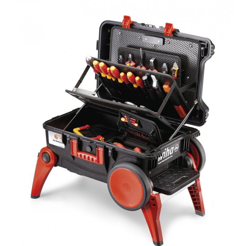 Wiha XXL III electric Tool box set Black, Red