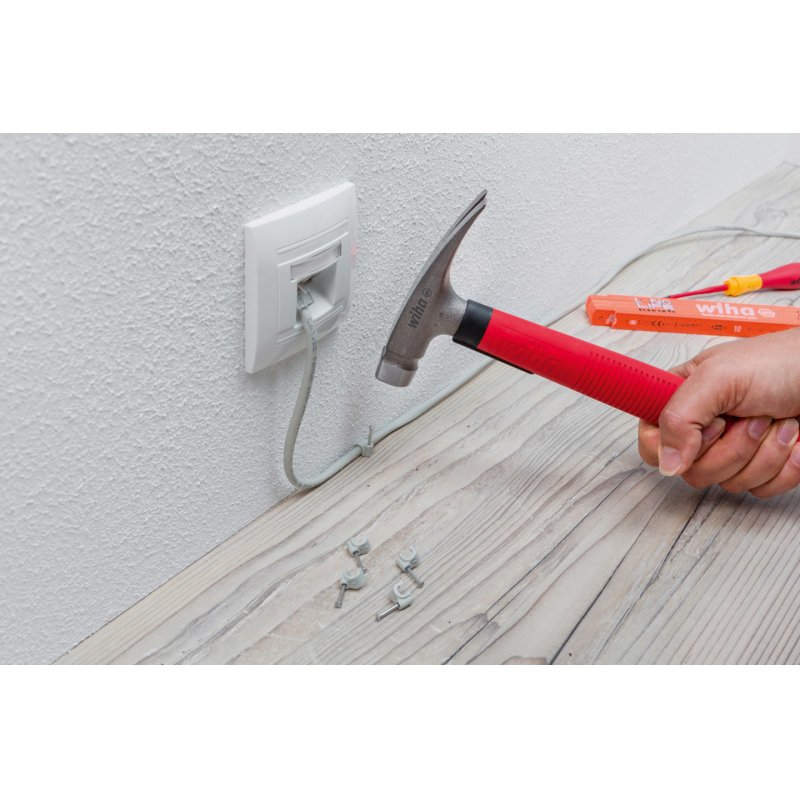 Wiha 42071 marteau Rouge, Acier inoxydable