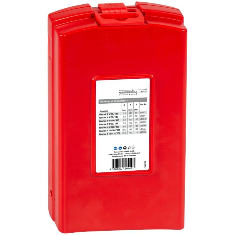Fisc Bohrer SDS Plus Quattric II Set 5-1 | 553210