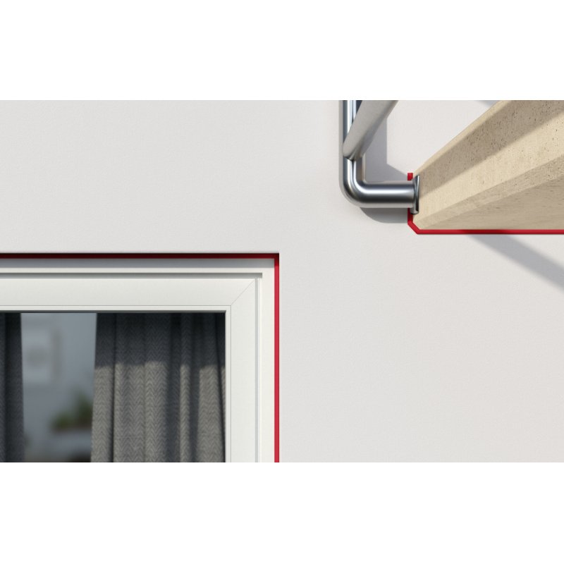 Fischer 512213 produit d'étanchéité de construction 310 ml Gris