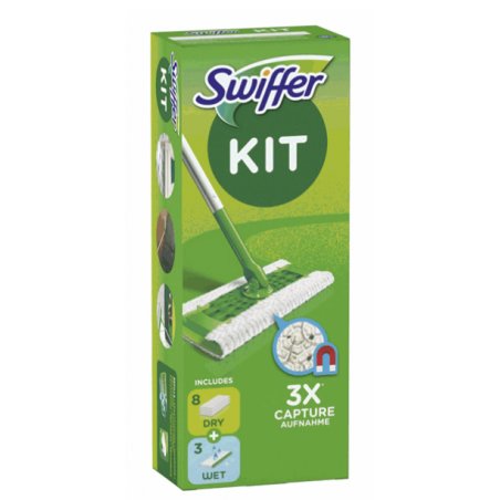 Swiffer 8001841276113 accessoire pour éponger Tête balai serpillère jetable Blanc