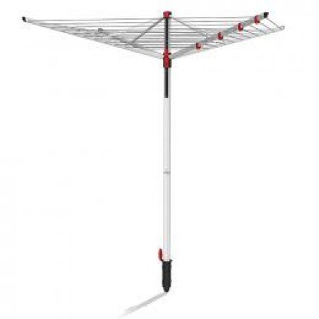 Vileda 168250 outside clothes dryer Black, White Aluminium 40 m