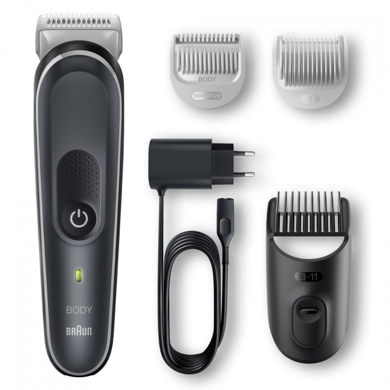 Braun BodyGroomer Body groomer 5 BG5350, with SkinShield technology and 2 attachments