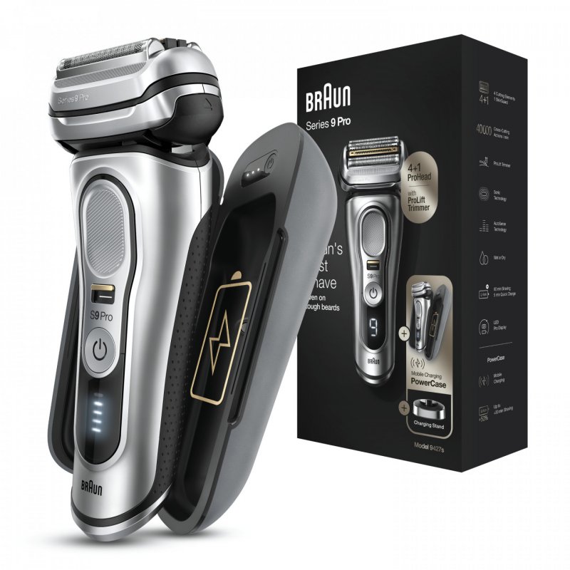 Braun Series 9 Pro 81744531 men's shaver Foil shaver Trimmer Silver